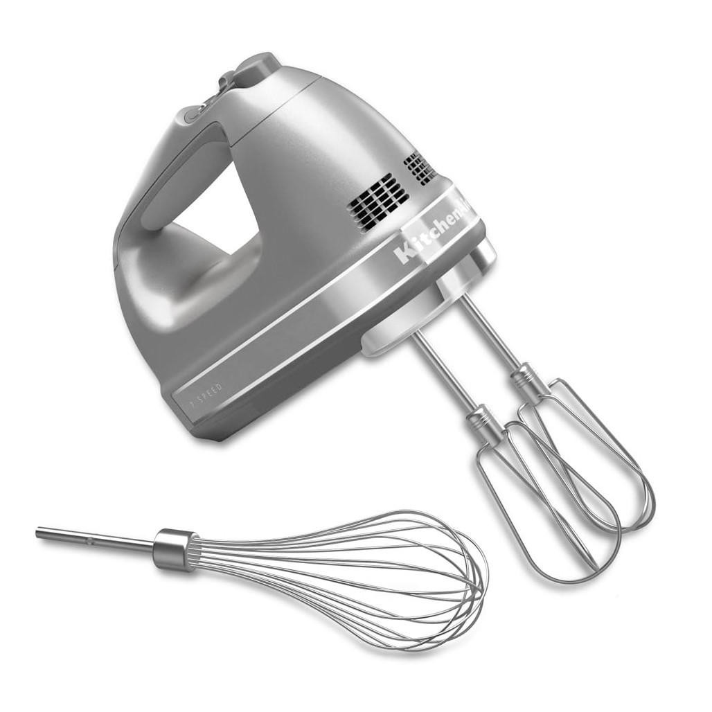Hand Mixer - Contour Silver, 7-Speed - The Gourmet Warehouse