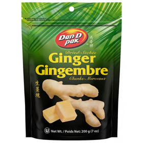 Dried Ginger Chunks, 200g