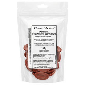 Valrhona Strawberry Couverture, 150g