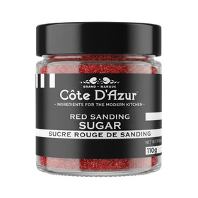 CÔTE D'AZUR Sanding Sugar - Red, 110g 