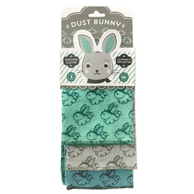 NOW DESIGNS Dust Bunny Dusting Cloths, Pack of 3