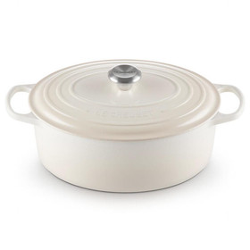 LE CREUSET Meringue Oval Dutch Oven, 6.3L 