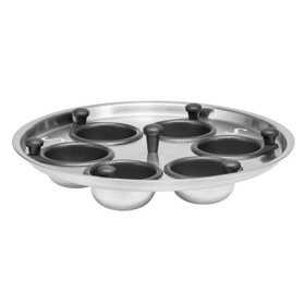 SCANPAN Poaching Insert 6 Cups - TechnIQ Series, 26cm