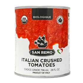 SAN REMO Italian Crushed Tomatoes - Organic, 28oz