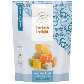 FRASER VALLEY GOURMET Turkish Delight - Fruit Flavours, 100g 