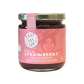 EAST VAN JAM Duchess of Strawberry Spread - Rose Water, 250ml