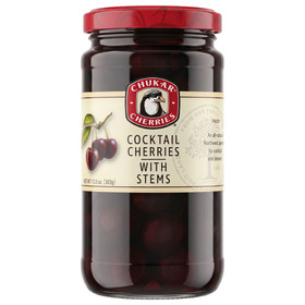 Chukar Cocktail Cherries with Stems, 383g