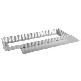 FAT DADDIO'S Tart Pan Rectangular - Pro Series, 13.75 x 4.25 x 1-in