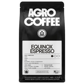 Equinox Espresso Organic Coffee Bean - Medium Roast, 340g