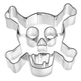BIRKMANN Skull Crossbones Detailed Cookie Cutter, 7cm