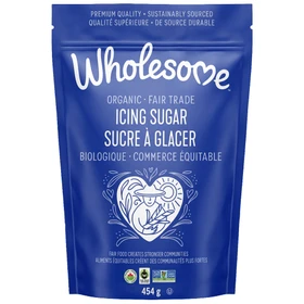 WHOLESOME SWEETENERS Icing Sugar - Organic Fair Trade, 454g
