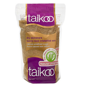 TAIKOO Dry Demerera Sugar - Natural & Unrefined, 1Kg