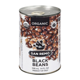SAN REMO Black Beans - Organic, 14oz