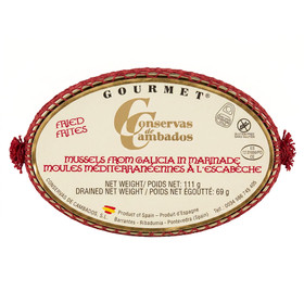 Mussels in Marinade - Tin Can, 111g
