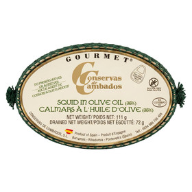 CONSERVAS DE COMBADOS Squid in Olive Oil - Tin Can, 111g