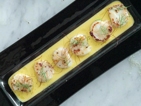 RECIPE Great Bear Scallops with Saffron Sauce