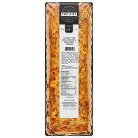 TARTISTES Savoury Rectangular Tart - Roma Tomato, Dill & Feta Cheese, 600g ❆ 