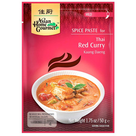 ASIAN HOME GOURMET Thai Red Curry - Spice Paste, 50g