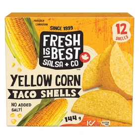 FRESH IS BEST Taco Shells - Yellow Corn, Box of 12