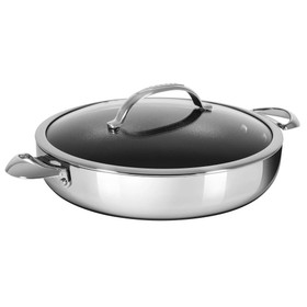 HAPTIQ Deep Sauté Pan with Lid - STRATANIUM+ Nonstick, 26cm - The