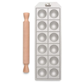 Imperia CucinaPro Mould Tortelli Classici with Rolling pin, Pappardelle  Attachment, Silver
