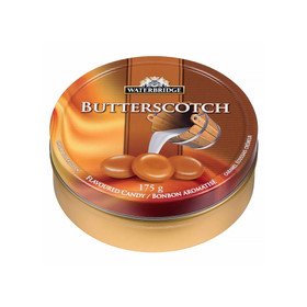 WATERBRIDGE Butterscotch Candies - Travel Tin, 175g