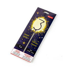 SAMROK Numeral Party Sparkler - No 3, 1 Piece
