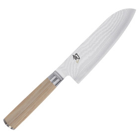 SHUN Santoku Knife - Classic Blonde, 7-in