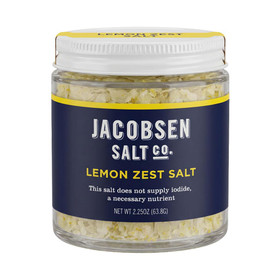 JACOBSEN SALT Infused Sea Salt - Lemon Zest, 63.8g 