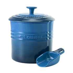LE CREUSET Blueberry Pet Food Container + Scoop - Stoneware, 1.9L