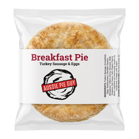 AUSSIE PIE GUY Breakfast Pie - Turkey Sausage & Eggs, 250g ❆
