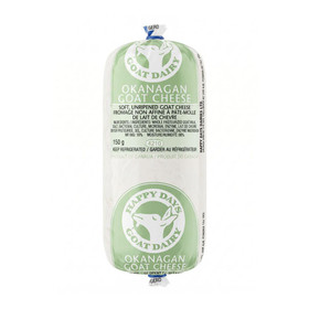 HAPPY DAYS GOAT DAIRY Soft Okanagan Goat Cheese, 150g ❆ 