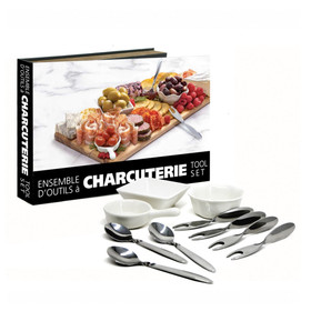 NATURAL LIVING Charcuterie Tool Set, 10-Piece