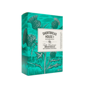 SHORTBREAD HOUSE Shortbread Fingers Box - Warming Stem Ginger, 170g