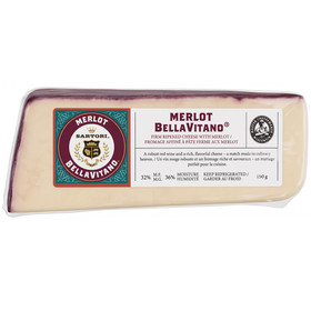 Merlot BellaVitano Cheese Wedge, 150g ❆
