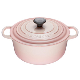 Shell Pink Round French Oven, 3.3L - The Gourmet Warehouse