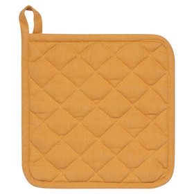 NOW DESIGNS Pot Holder Stonewash Cotton - Ochre