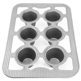 Copper Ceramic Nonstick Solid Aluminum Muffin Pan for 12 Muffins Cupcakes Popovers Yorkshire Puddings