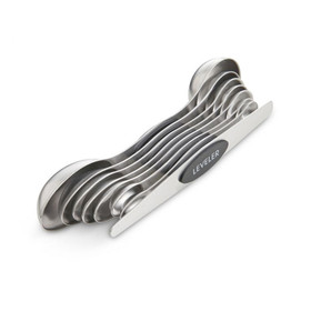 MRS ANDERSONS Magnetic Measuring Spoons + Leveler - Stainless Steel, 8 Pieces