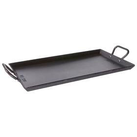 LODGE Carbon Steel Griddle - Seasoned, 18 x 10-in