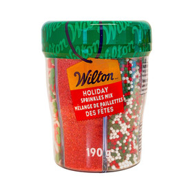 WILTON Wilton Sprinkles Mix - 6-Cell Holiday Assorted, 190g 