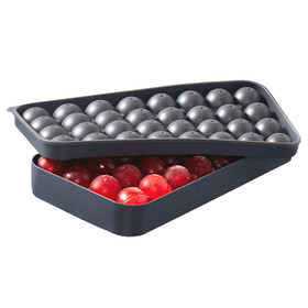 W&P DESIGN PEAK Mini Ice Ball Tray - Silicone Cover, 32 Slots
