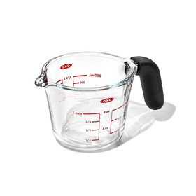 OXO GOOD GRIPS Measuring Cup Silicone Handle - Glass, 1 Cup