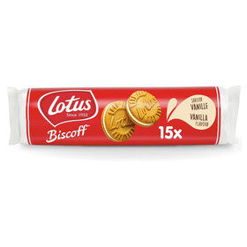 LOTUS Biscoff Sandwich Cookies - Vanilla Flavour, 150g