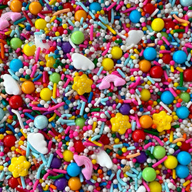 SWEETAPOLITA Sprinkle Medley - Double Rainbow, 100g