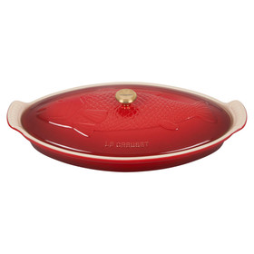 LE CREUSET Cerise Fish Baker Oval - Stoneware, 1.6L