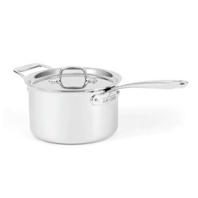 ALL-CLAD Saucepan with Lid - G5 Graphite Core Stainless, 4Qt