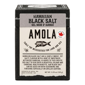 AMOLA Amola - Hawaiian Black Salt, 150g 
