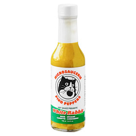 MICROSAUCERIE PIKO PEPPERS Microsaucerie - White Rabbit Hot Sauce, 147ml