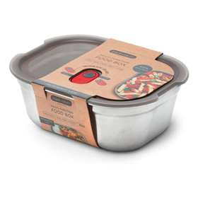 BLACK+BLUM B+B - Microwavable Steel Food Box, Rectangular Medium